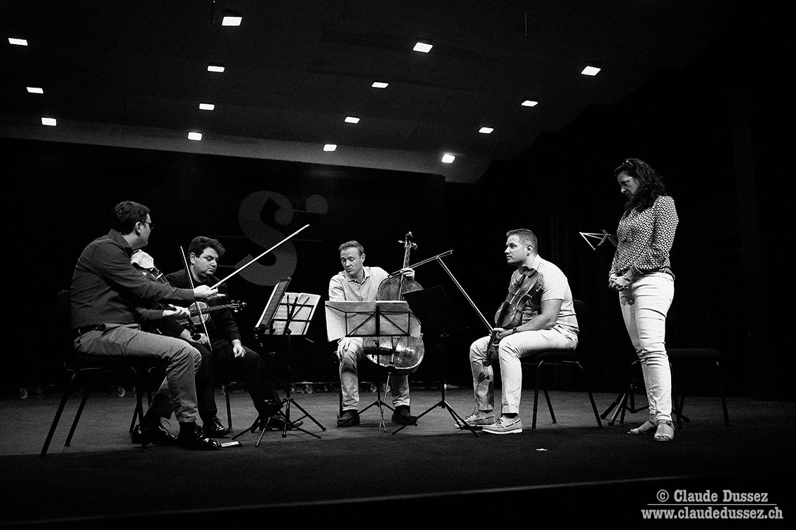 Sion festival 2018 – photographie de Claude Dussez – Quatuor de Jérusalem