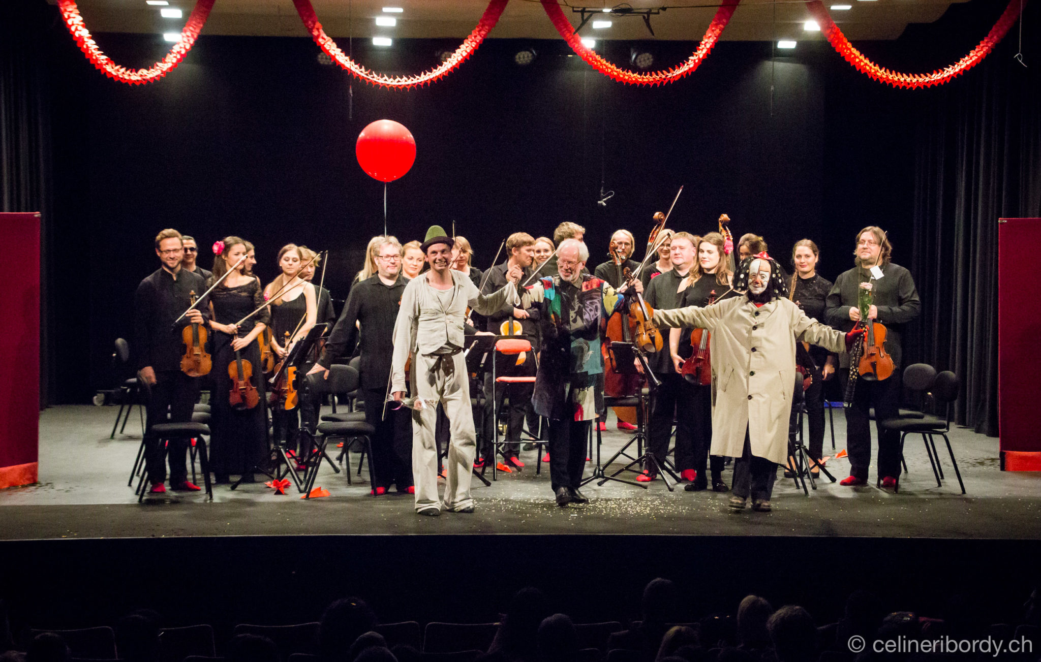 Sion festival 2018 – photographie de Céline Ribordy – Gidon Kremer et Clowns